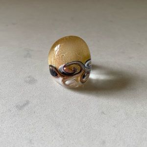 Glass Cocktail Ring